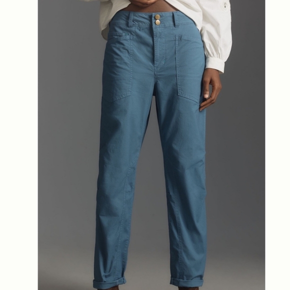 Pilcro Wanderer Mid-Rise Relaxed-Leg Pant Anthropologie 30T - Picture 1 of 9